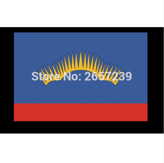 Murmansk Oblast Flag Russia State Flag 150X90CM 100D Polyester3x5FT brass grommets custom