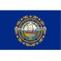 New Hampshire State Flag 3x5FT banner 100D 150X90CM Polyester brass grommets custom66,Free Shipping