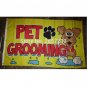 Pet Grooming Flag 3x5FT Team banner150X90CM 100D Polyester brass grommets custom flag, Free Shipping