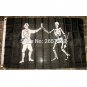 Bartholomew Roberts Pirate Flag 3x5FT banner 100D 150X90CM Polyester brass grommets custom66