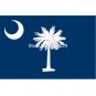 South Carolina State Flag 3x5FT banner 100D 150X90CM Polyester brass grommets custom66,Free Shipping