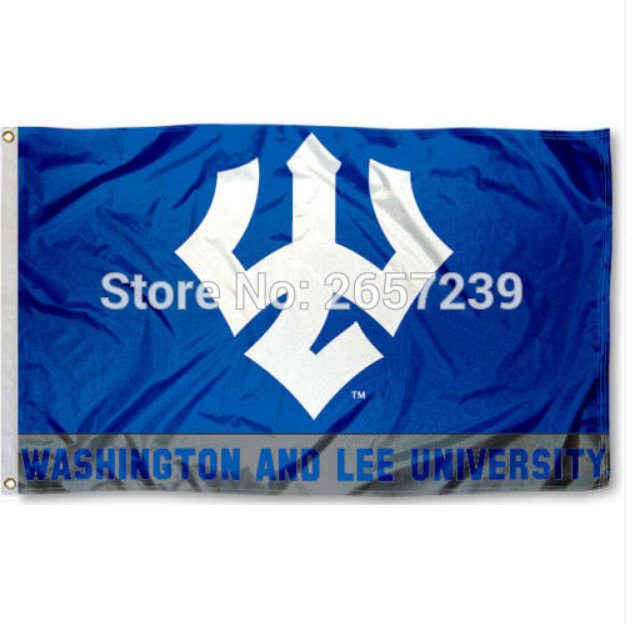 Washington and Lee University Generals Flag 3x5FT NCAA banner 100D Polyester brass grommets custom66