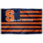 Syracuse University Orange Striped Flag 3x5FT NCAA banner 100D Polyester brass grommets custom