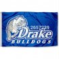 Drake Bulldogs University Flag 3x5FT NCAA banner 100D Polyester brass grommets custom66