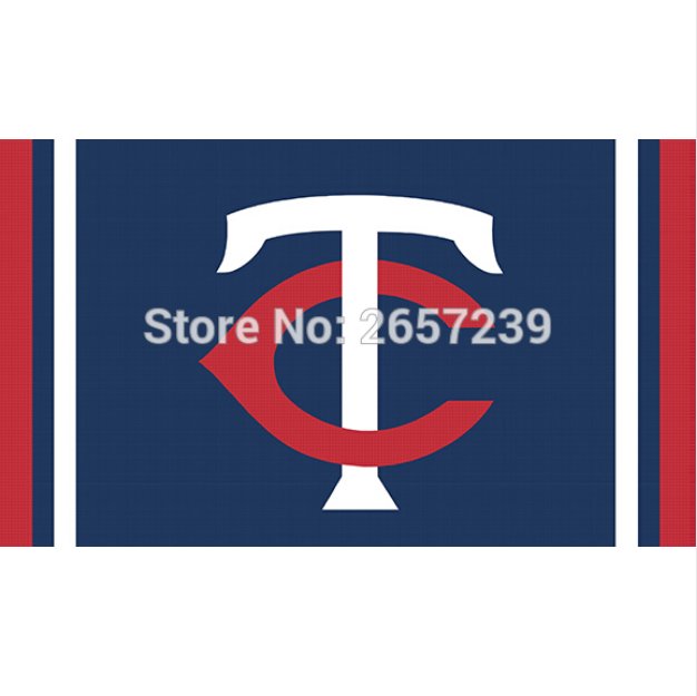 Minnesota Twins Column Flag 3x5FT mlb banner 100D Polyester brass grommets custom,Free Shipping