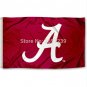 ALABAMA A NCAA Flag 3x5FT banner 100D 150X90CM Polyester brass grommets custom027,Free Shipping