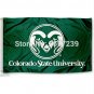 Colorado State Rams CSU University Flag 3x5FT NCAA banner 100D Polyester brass grommets custom66