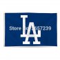 3x5FT MLB banner 100D Polyester Los Angeles Dodgers LA wordmark Flag brass grommets custom