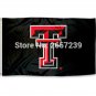 Texas Tech Red Raiders TTU University Flag 3x5FT NCAA banner 100D Polyester brass grommets custom66