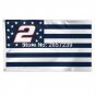 Brad Keselowski Stars Stripes Flag 3x5FT NCAA banner 100D 150X90CM Polyester brass grommets custom66