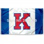 Kansas Jayhawks Big K Flag 3x5FT NCAA banner 100D Polyester brass grommets custom66