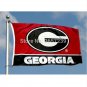 Georgia Bulldogs Black G Flag 3x5FT NCAA banner 100D Polyester brass grommets custom flag