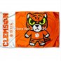 Clemson Tigers Kawaii Japan Mascot Flag 3X5FT NCAA banner 100D Polyester brass grommets custom