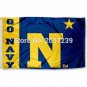 Navy Academy University Large College Flag 3x5FT NCAA banner 100D Polyester brass grommets custom66