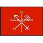 Saint Petersburg flag Russia State Flag 150X90CM 100D Polyester brass grommets custom,Free Shipping