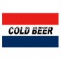 Cold Beer Flag 3x5FT banner 100D 150X90CM Polyester brass grommets custom66, Free Shipping