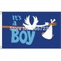 Its a Boy Stork Flag 150X90CM banner 3x5 FT 100D Polyester brass grommets custom005, Free Shipping