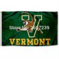 Vermont Catamounts UV University Flag 3x5FT NCAA banner 100D Polyester brass grommets custom66