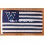 College Villanova stripes Flag 3x5FT NCAA banner 100D 150X90CM Polyester brass grommets custom66