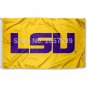 NCAA Team Louisiana State University Tigers Flag 3x5ft banner 100D Polyester brass grommets custom