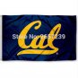 Cal UC Berkeley Bears University Flag 3x5FT NCAA banner 100D Polyester brass grommets custom66