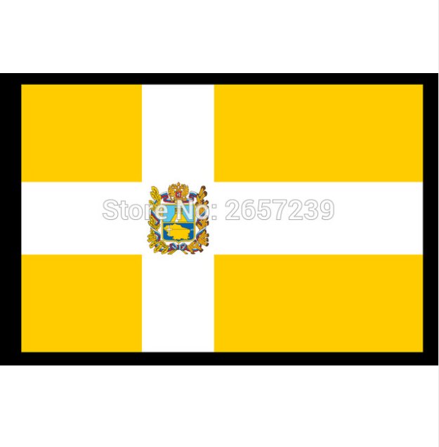 Stavropol lag Russia State Flag 150X90CM 100D Polyester brass grommets custom flag, Free Shipping