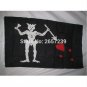 Blackbeard Edward Teach Pirat Flag 3x5FT banner 100D Polyester brass grommets custom66