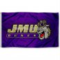 NCAA Team James Madison JMU dog head Flag 3x5ft banner 100D Polyester brass grommets custom flag