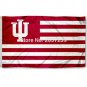 Indiana Hoosiers Striped Flag 3x5FT NCAA banner150X90CM 100D Polyester brass grommets custom