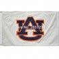 Auburn Tigers WHITE Flag 3x5FT NFL banner150X90CM 100D Polyester brass grommets custom,Free Shipping