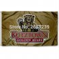 Kutztown Bears Gold Flag 3x5FT NCAA banner 100D Polyester brass grommets custom66,free shipping