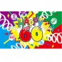 Happy 60th Birthday Flag 150X90CM banner 3x5FT 100D Polyester brass grommets custom005,Free Shipping