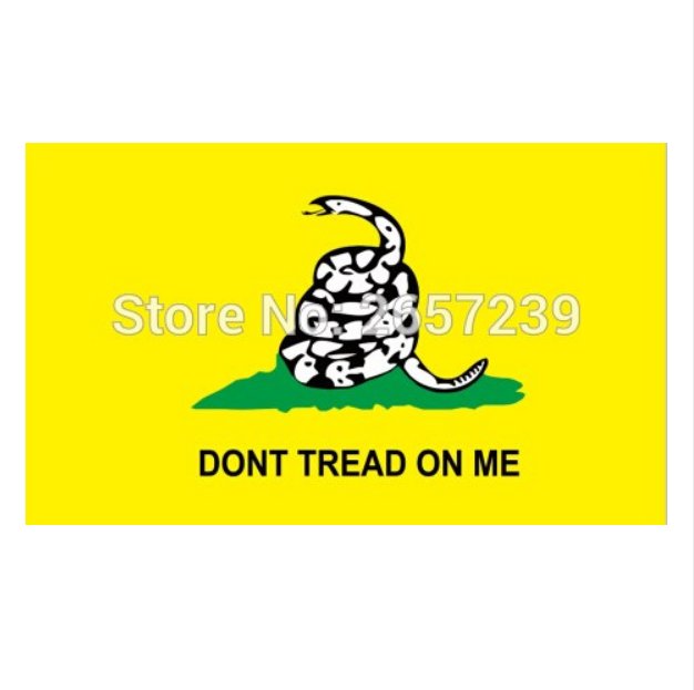 do not tread on me Flag 3x5FT banner 100D 150X90CM Polyester brass grommets custom66,free shipping
