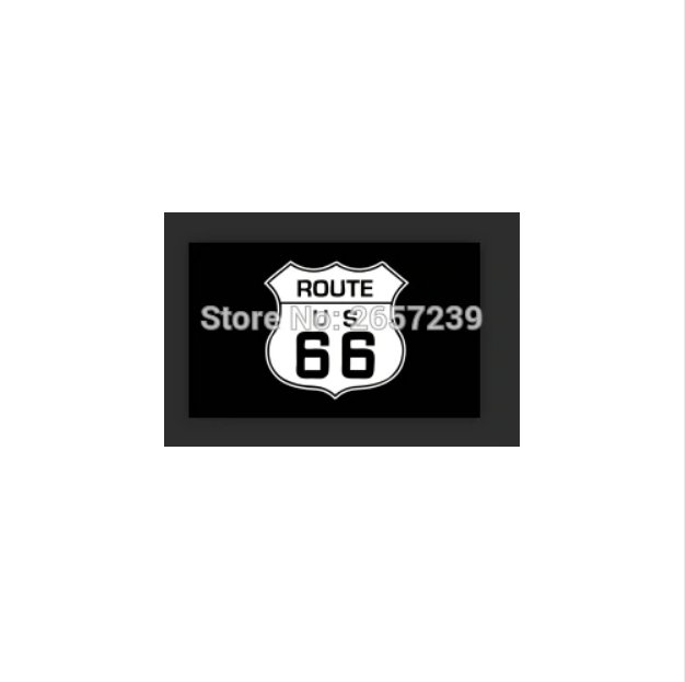 3x5FT NFL US Route 66 Flag banner150X90CM 100D Polyester brass grommets custom,Free Shipping