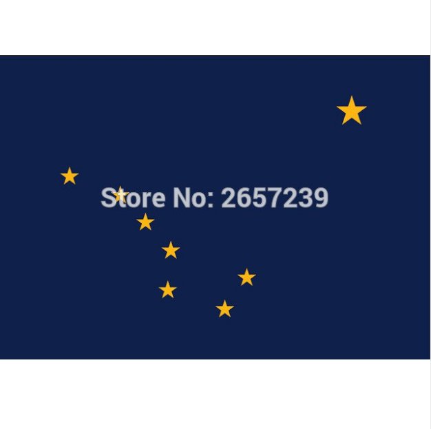Alaska State Flag 3x5FT banner 100D 150X90CM Polyester brass grommets custom66, Free Shipping