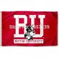 BU Boston Terriers University Flag 3x5FT banner 100D Polyester brass grommets custom66,free shipping