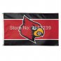 Louisville Cardinals Flag NCAA Team 3x5ft banner 100D Polyester brass grommets custom flag