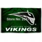 Portland State Vikings PSU University Flag 3x5FT NCAA banner 100D Polyester brass grommets custom66
