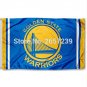 Golden State Warriors Column Flag 3x5FT NBA banner 100D Polyester brass grommets custom66