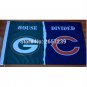 Green Bay Packers Chicago Bears House Divided 3x5FT banner 100D Polyester brass grommets custom66