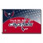 3x5FT NHL Team Washington Capitals logo wordmark Flag banner 100D Polyester brass grommets custom