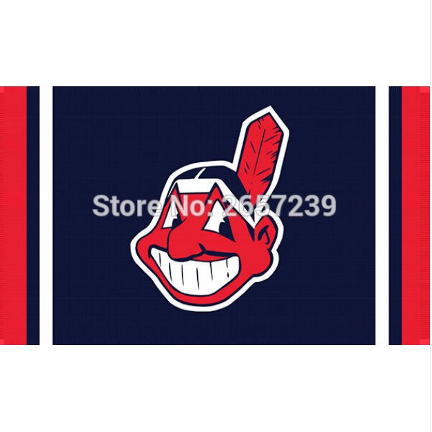 Cleveland Indians custom flag 3x5FT NHL banner 100D Polyester brass grommets custom,6Free Shipping