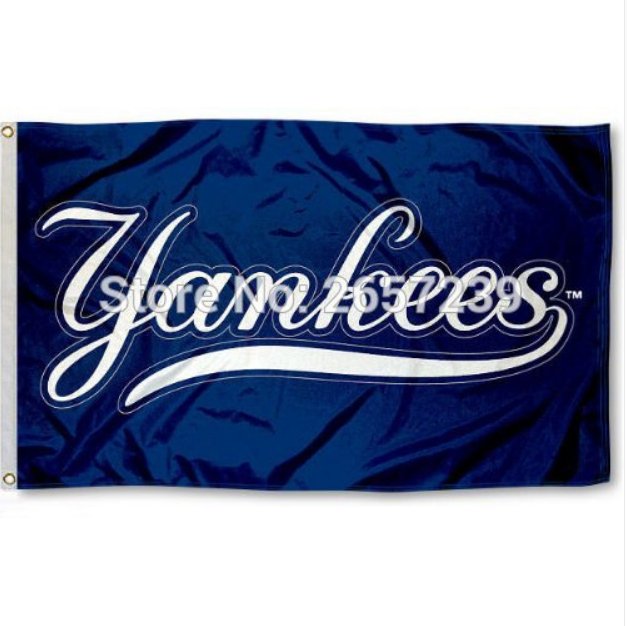 New York NY Yankees Flag 3x5FT banner 100D Polyester brass grommets custom66,free shipping