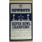 Dallas Cowboys super bowl champions Flag 3x5FT NFL banner 100D Polyester brass grommets custom