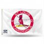 MLBSt Louis Cardinals logo Flag 3x5FT banner 100D Polyester brass grommets custom, Free Shipping