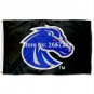 BSU Boise State Broncos black logo Flag 3X5FT NCAA banner 100D Polyester brass grommets custom