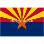 Arizona State Flag 3x5FT banner 100D 150X90CM Polyester brass grommets custom66, Free Shipping