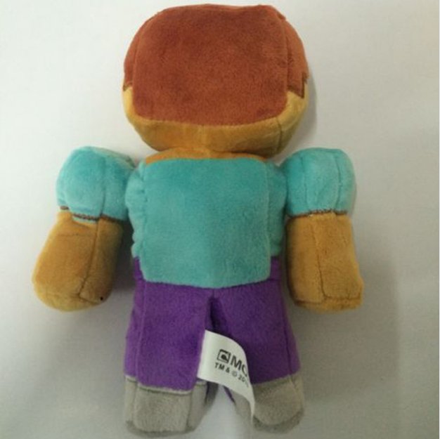 Minecraft Plush Stuffed Toys 18cm Brown Minecraft Steve Creeper Zombie Plush Soft Toy Brinquedos