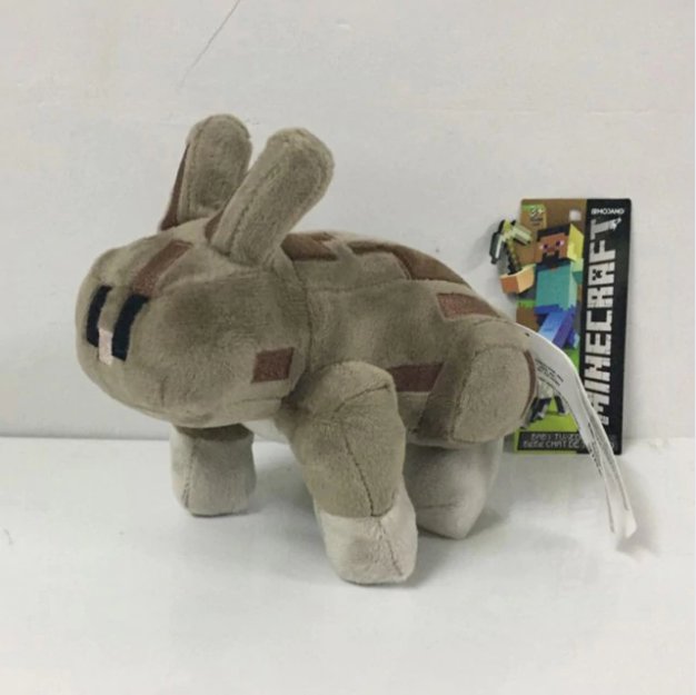New Arrival Minecraft Stuffed Plush Toys 18-20cm Minecraft Snow Golem Steve Zombie Wolf Ocelot