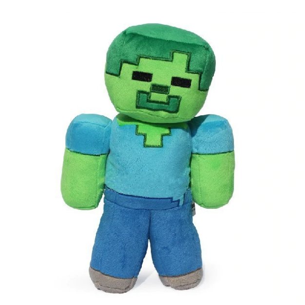 18cm Minecraft Steve Plush Toys MC Minecraft Steve Creeper Zombie Soft Stuffed Toys Doll Christmas